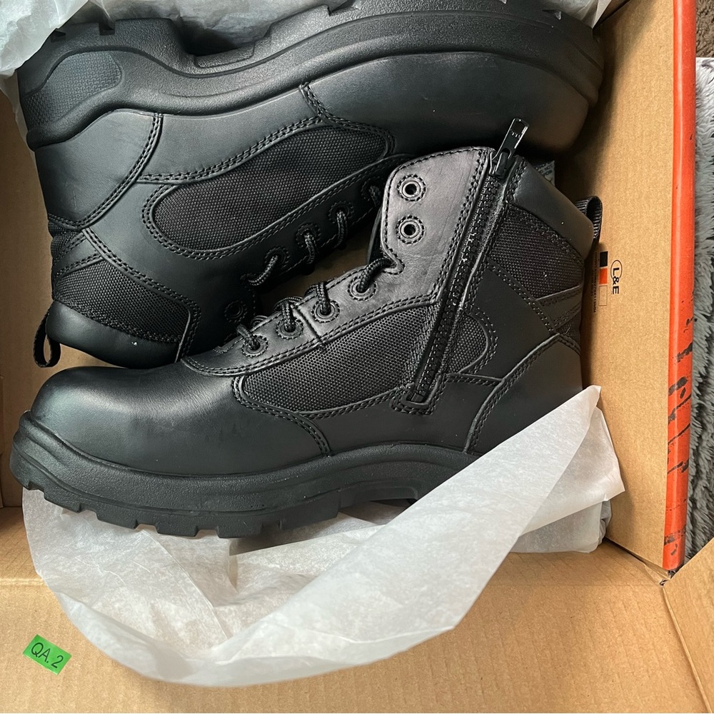 Worx by Redwing Black Non-Metallic Toe work Boot